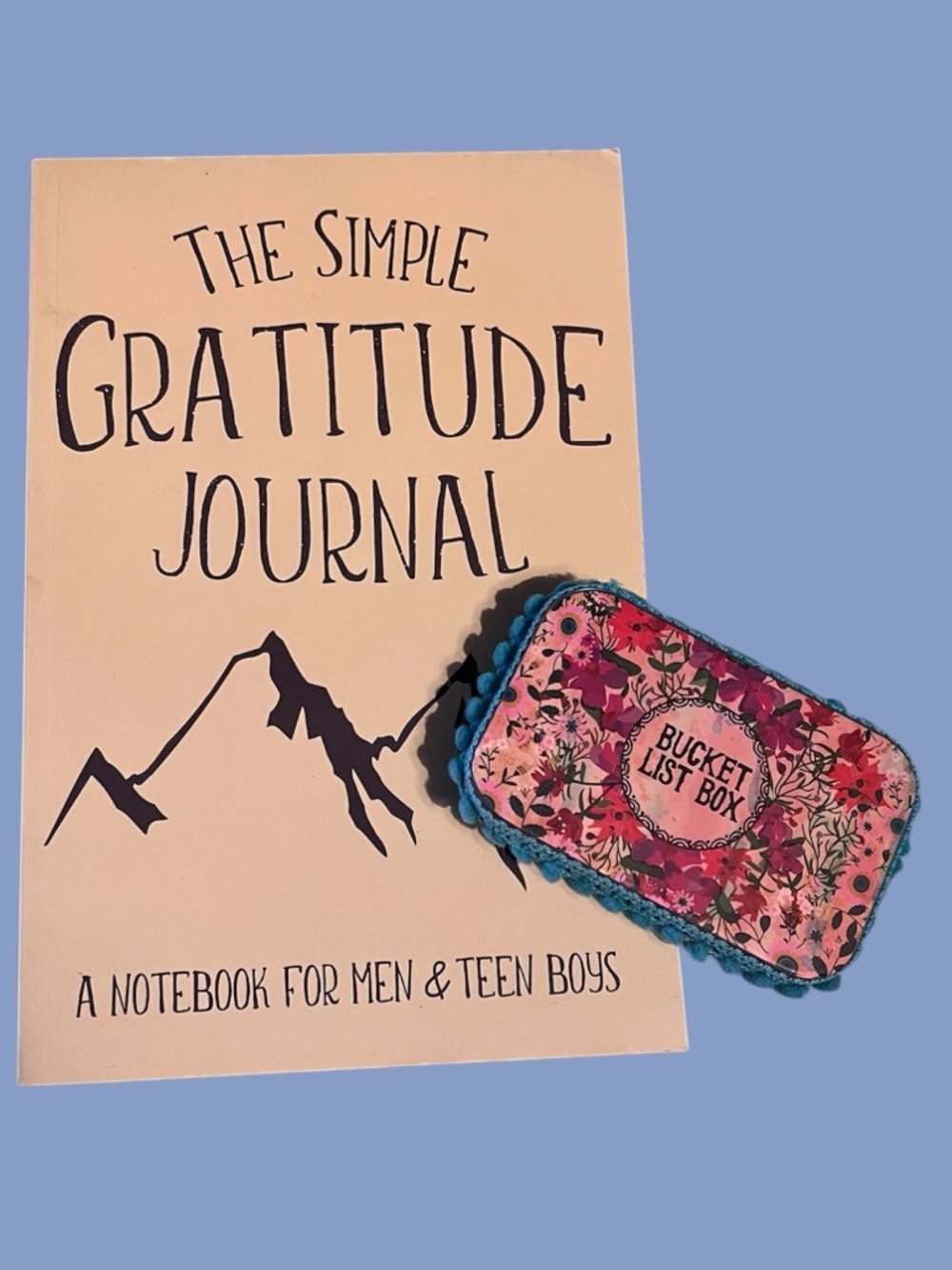 NWT The Simple Gratitude Journal + Floral 'Bucket List Box'